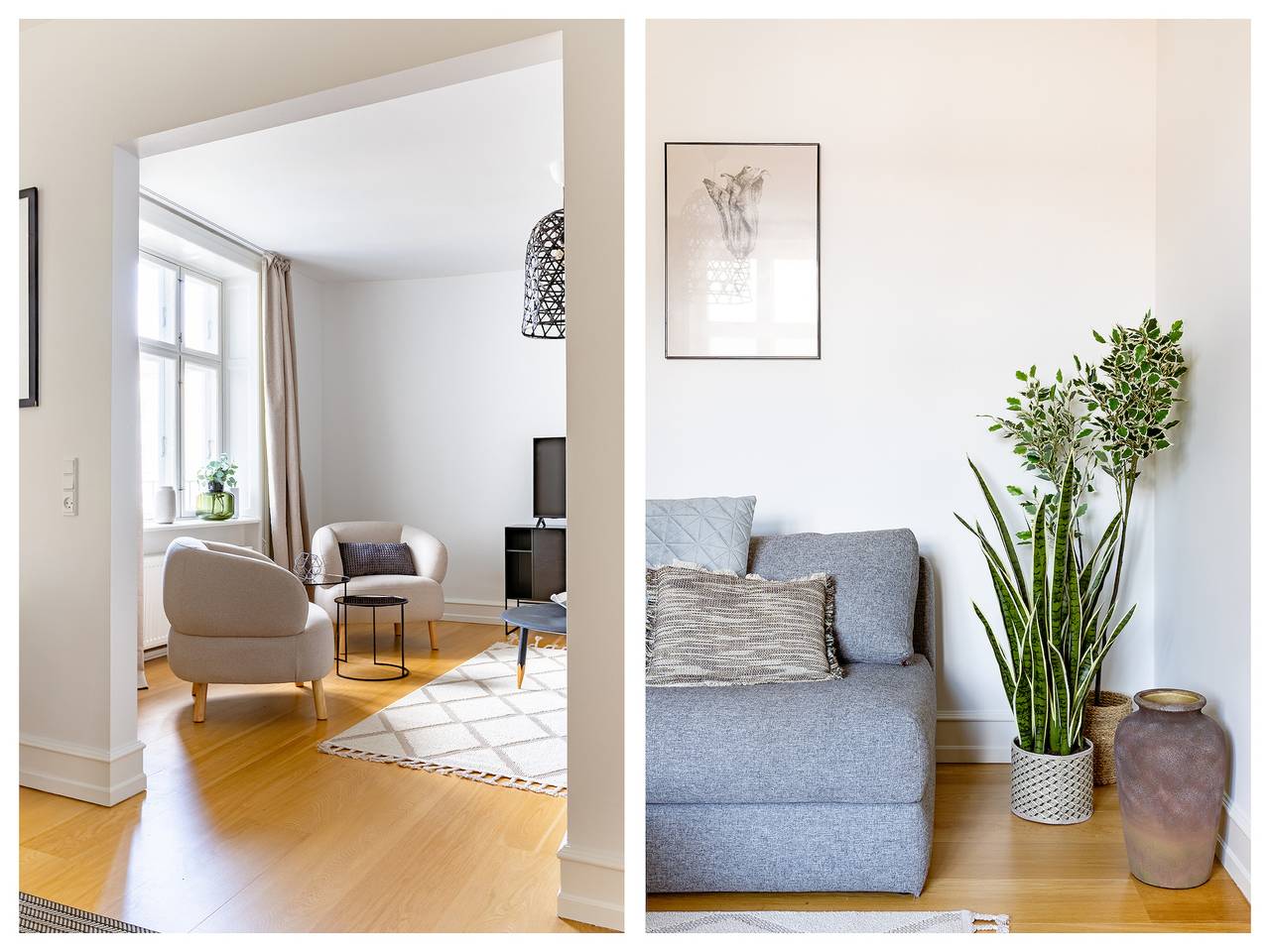 Ganze Wohnung, Shield 3 - 3-Zimmer-Wohnung mit Balkon im Zentrum von Kopenhagen in Kopenhagen Zentrum, Kopenhagen