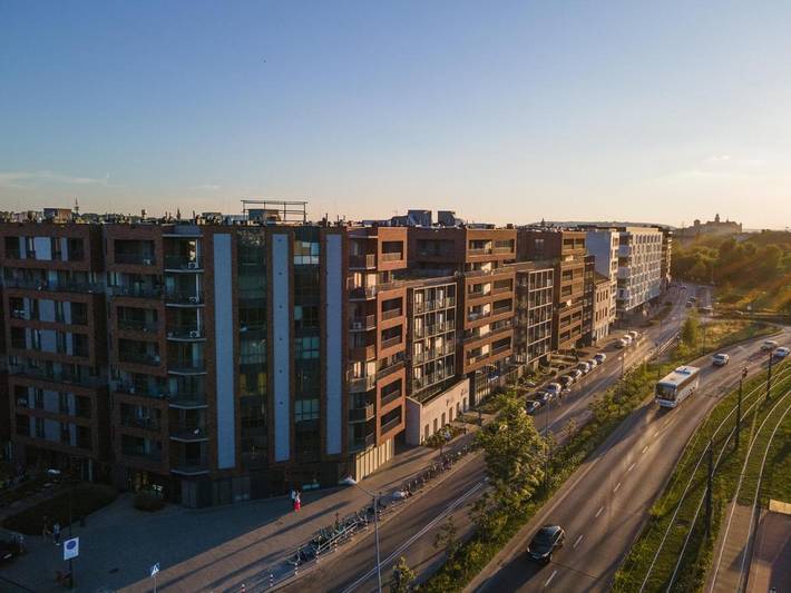 Loft dla 4 osób, z widok i taras w Kraków