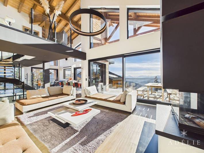 Chalet pour 10 personnes, avec Balcon et Piscine dans La Rosière