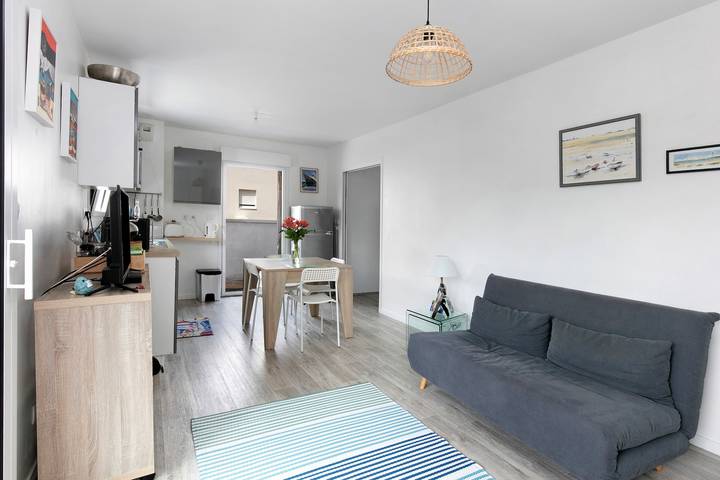 Ganze Wohnung, Ferienwohnung 'Ma Mika - Appartement Proche Mer' mit Balkon und Wi-Fi in Saint-Nazaire, Côte d'Amour