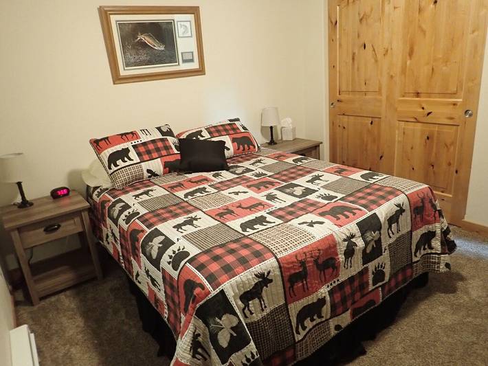 Log cabin for 4 people, with terrace in Alaska