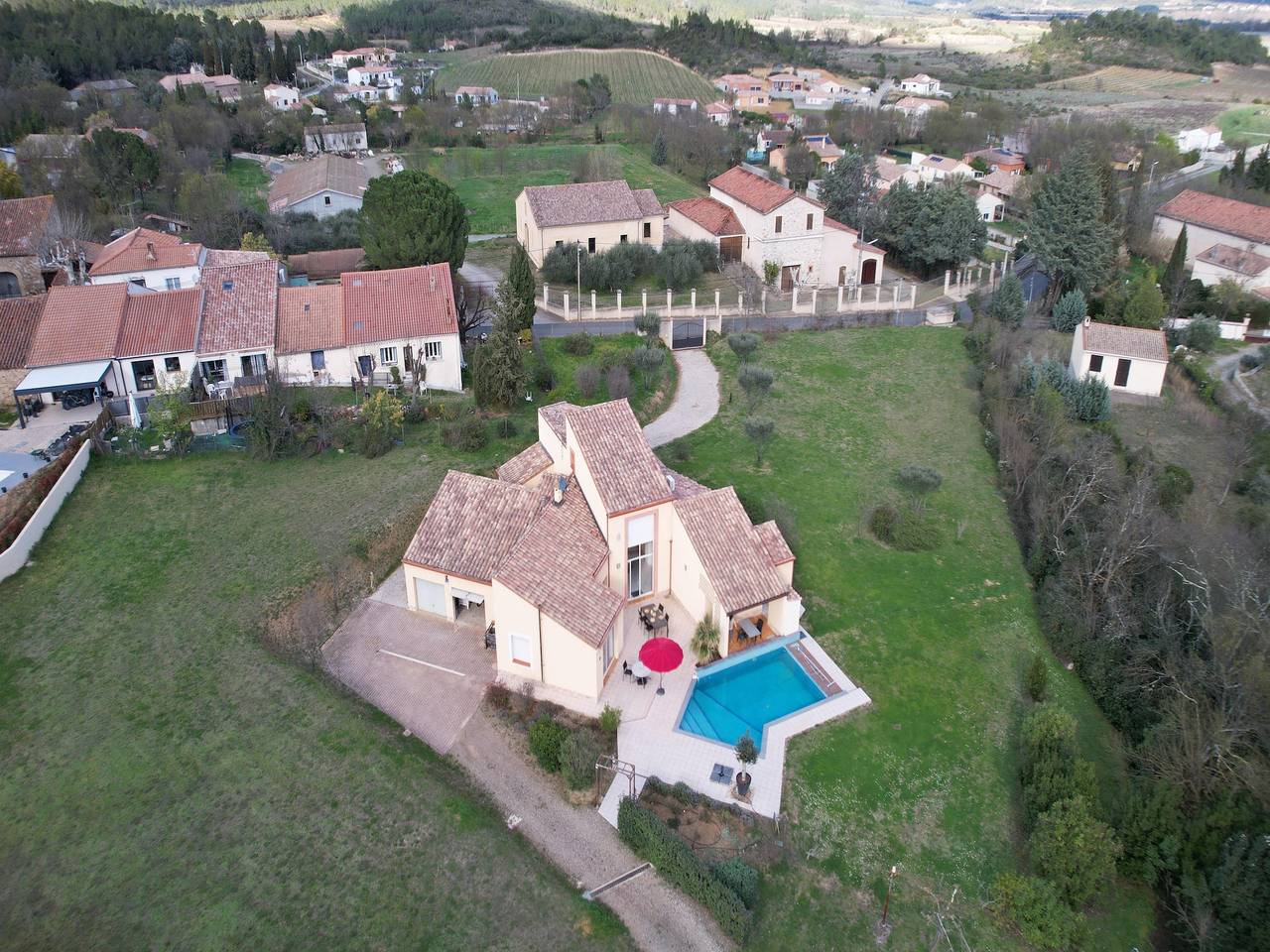 Villa in Frankreich mit privatem Pool in Prades-sur-Vernazobre, Béziers und Umgebung