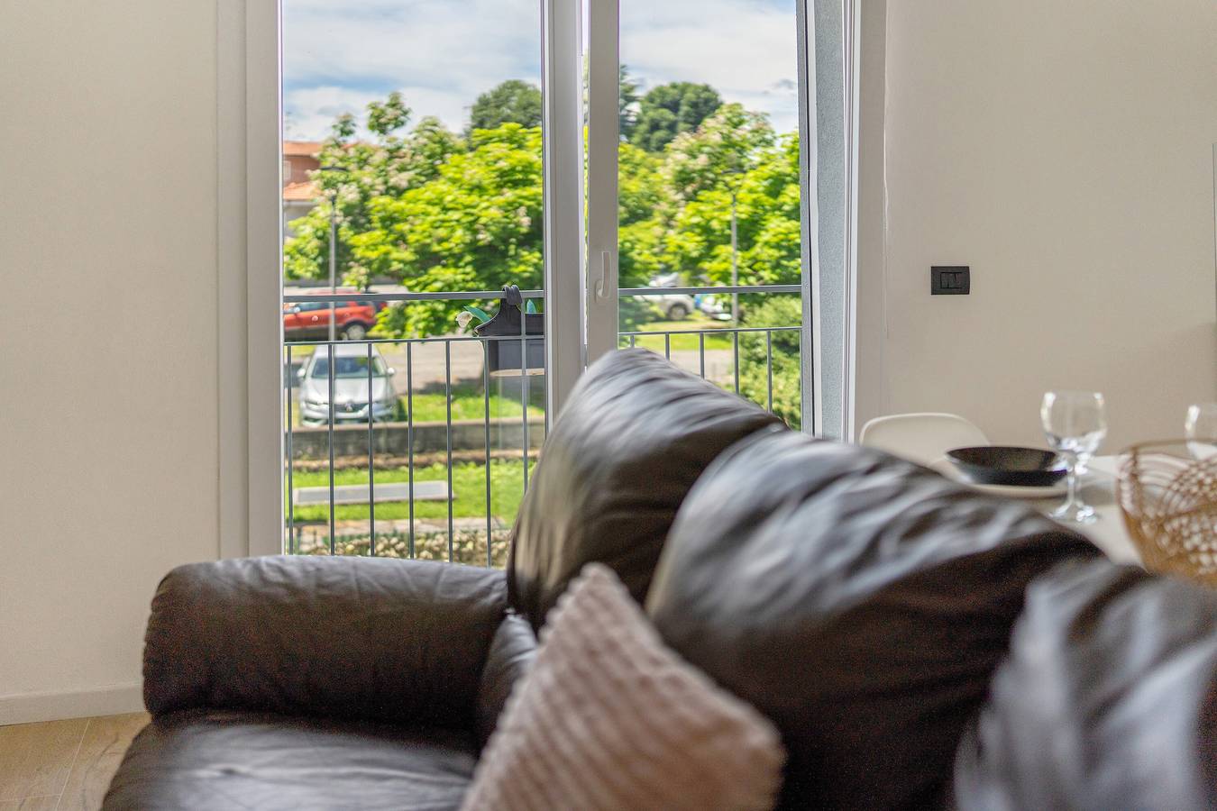 Ferienhaus 'Villa Lilia Appartamento Blu' mit Gemeinschaftsgarten, Balkon und Wlan in Arona (Lago Maggiore), Arona Gemeinde
