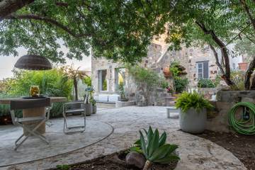 Cottage pour 4 personnes, avec jardin dans Patmos