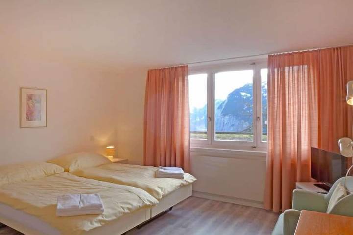 Hütte für 3 Personen, mit Haustier in Wengen