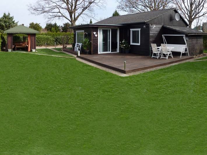Ferienhaus für 4 Personen, mit Terrasse und Garten sowie Sauna