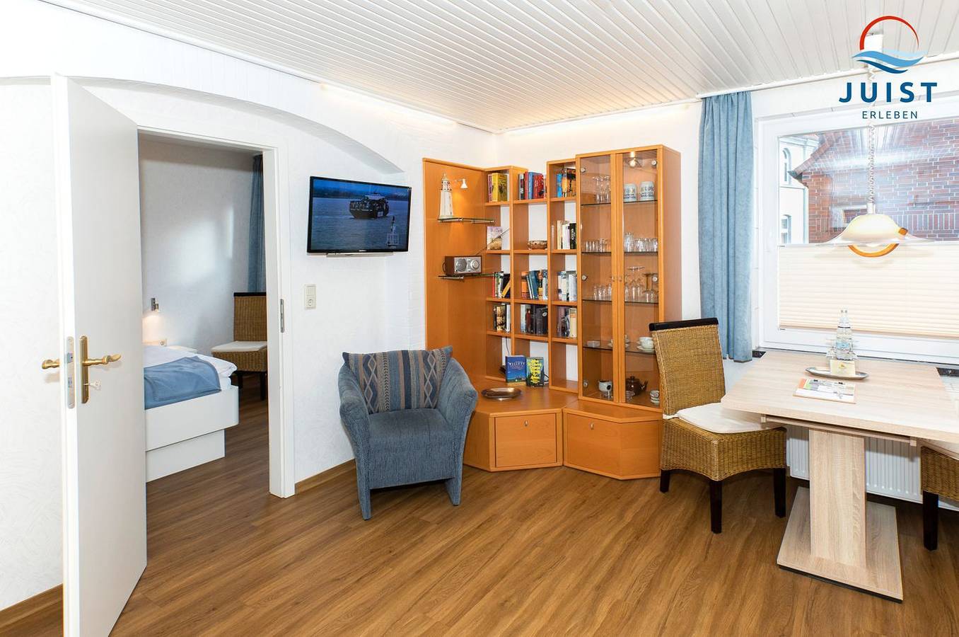 Ganze Wohnung, Helle Ferienwohnung, ideal für Paare, im ruhigen Ostdorf in Juist
