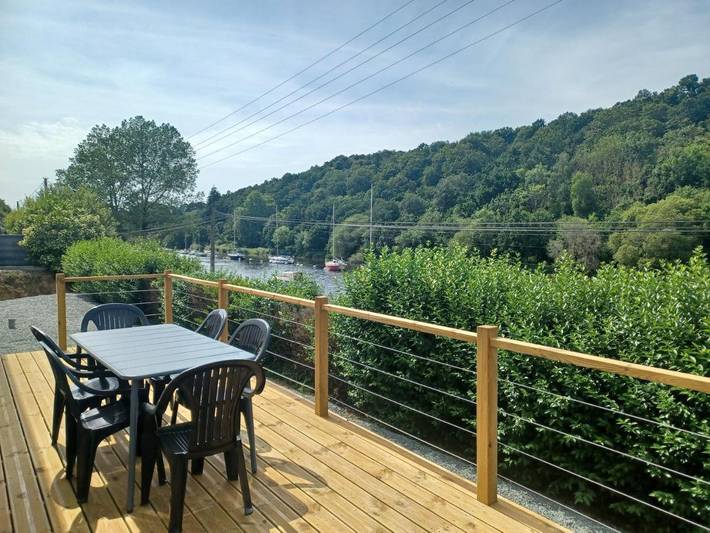Ferienhaus für 6 Personen, mit Terrasse und Garten sowie Ausblick