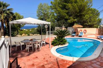 Ferienhaus in Sant Joan de Labritja, Ibiza Norden für 8 