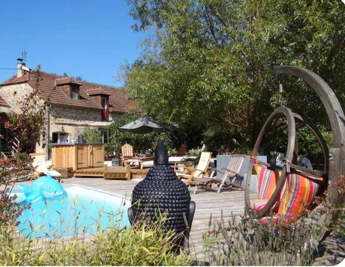 Chambre d’hôte pour 2 personnes, avec terrasse à La Celle-sous-Gouzon - 3