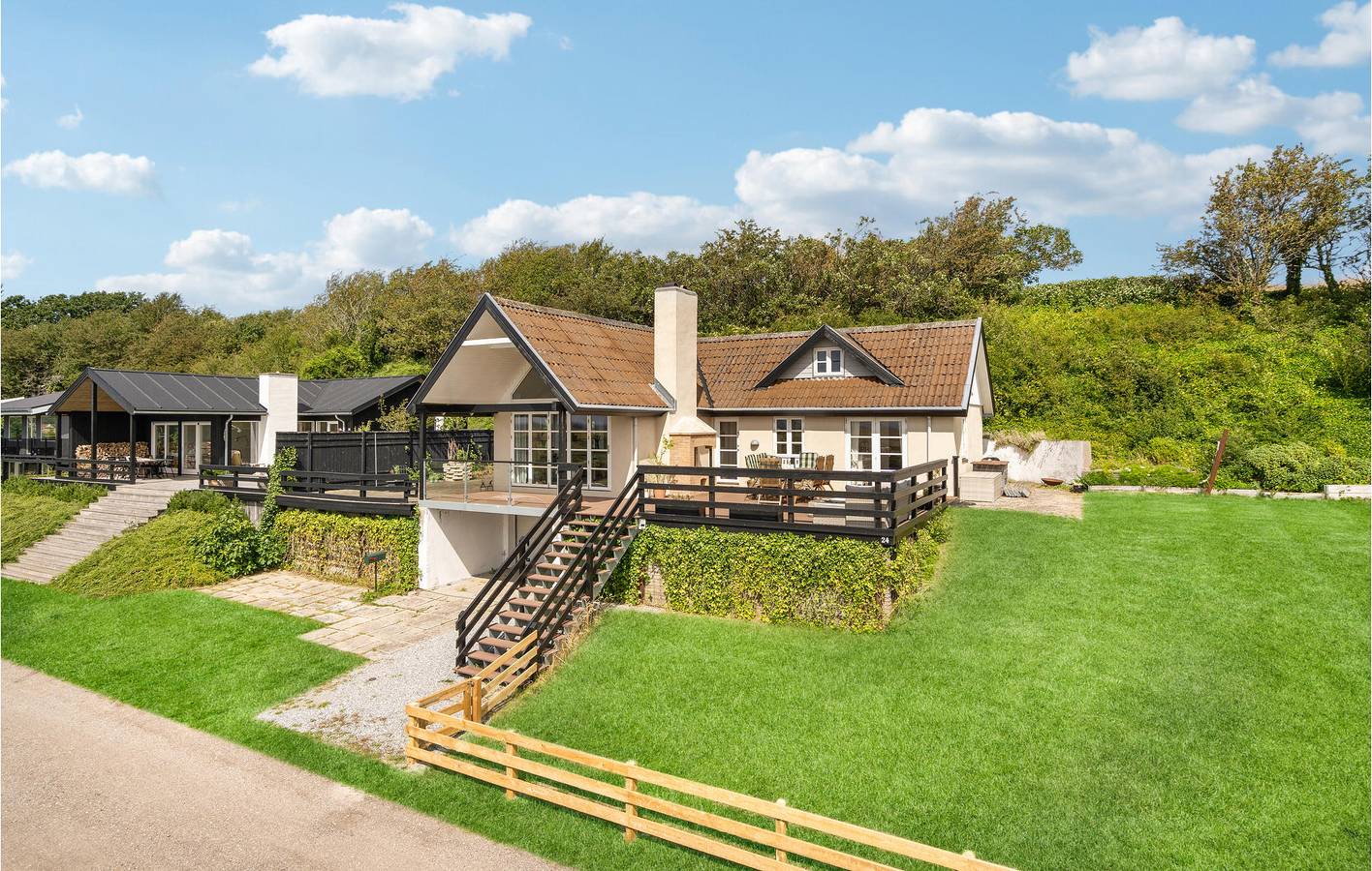 Feriehus for 4 personer med terrasse in Lillebælt