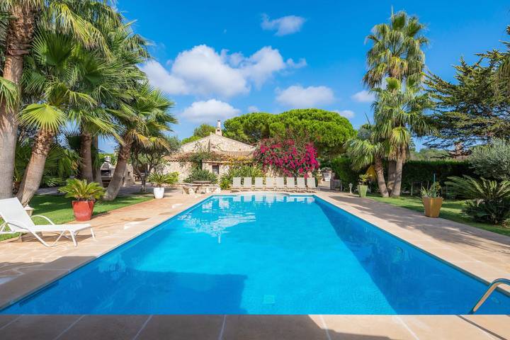 Finca für 8 Personen, mit Garten und Whirlpool in Portocolom - 3