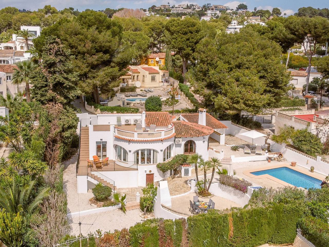 Villa Casa Golondrina mit Pool und Wlan in Moraira in Cap Blanc, Teulada (Spanien)