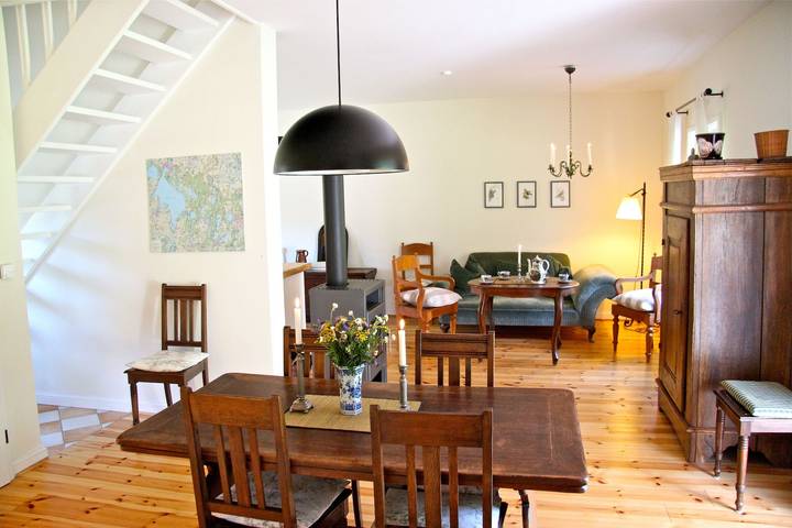 Ferienhaus für 6 Personen, mit Terrasse und Garten, mit Haustier in Lärz