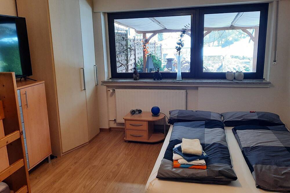 \"Haus Falkenburgblick\" up to 9 persons Detmold, Teutoburg Forest with top view in Heiligenkirchen, Detmold