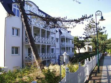 Ferienwohnung für 2 Personen, mit Balkon und Seeblick in Heringsdorf