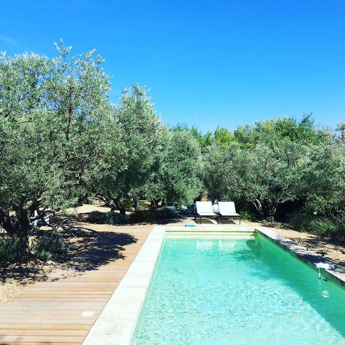 Maison de vacances pour 8 personnes, avec Terrasse ainsi que Jardin et Piscine à Lauris