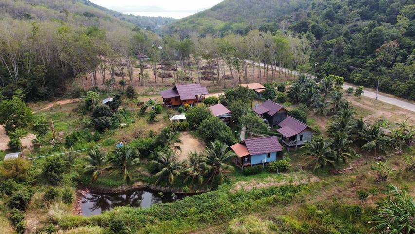 Maison d’hôte pour 2 personnes, avec jardin ainsi que vue et balcon dans Ko Yao