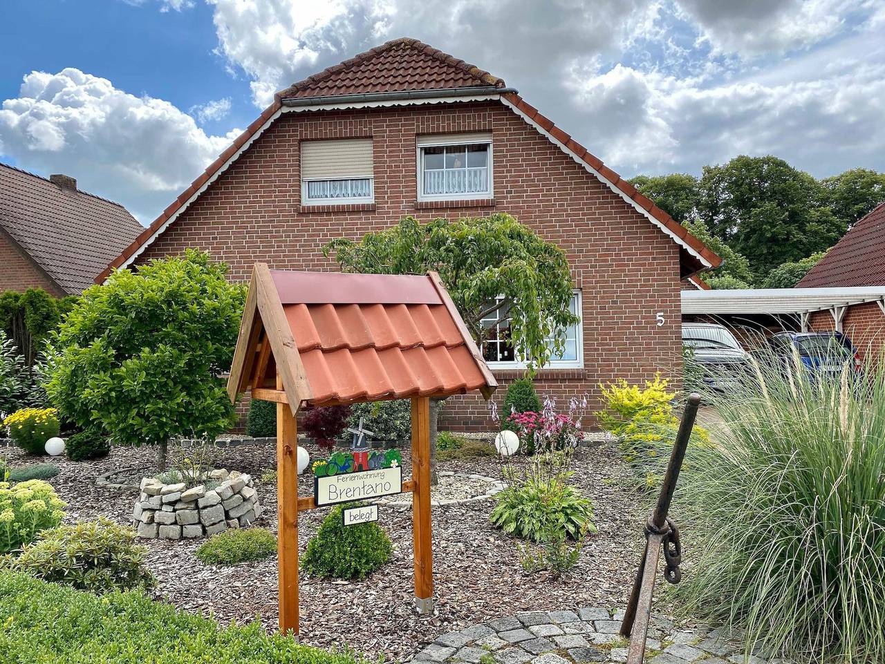 Ganze Ferienwohnung, Ferienwohnung Brentano, 65230 - Ferienwohnung in Ostfriesland 55qm, max. 5 Personen in Moormerland, Ostfriesland