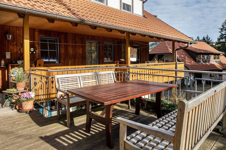 Ferienwohnung für 4 Personen, mit Balkon und Garten in Horben - 4