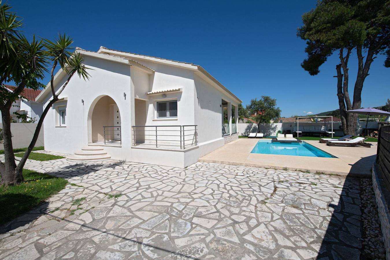 Villa für 5 Personen mit Pool in Acharavi, Korfu