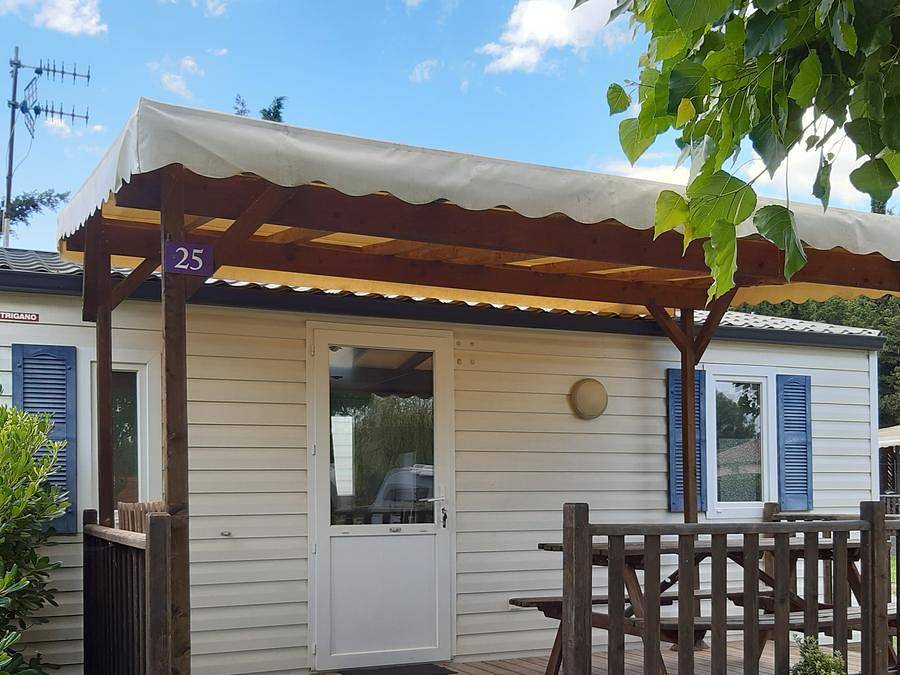 Camping les Peupliers - Mobilhome 4 personas - Vintage 2 dormitorios 24/27m in Colombiers, Côte d'Améthyste