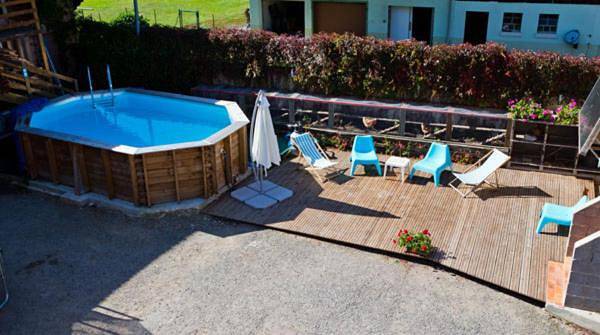 Gîte pour 15 personnes, avec terrasse ainsi que piscine et sauna à Aspach-le-Bas