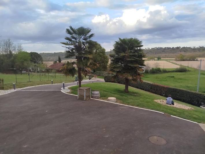 Gîte pour 4 personnes, avec vue et jardin à Samadet