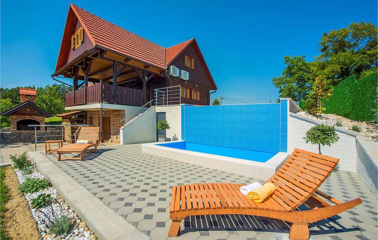  Geräumige 199 m² große Wohnung mit Pool, WLAN, Klimaanlage und Parkplatz in Bedenica, Zagreb und Umgebung