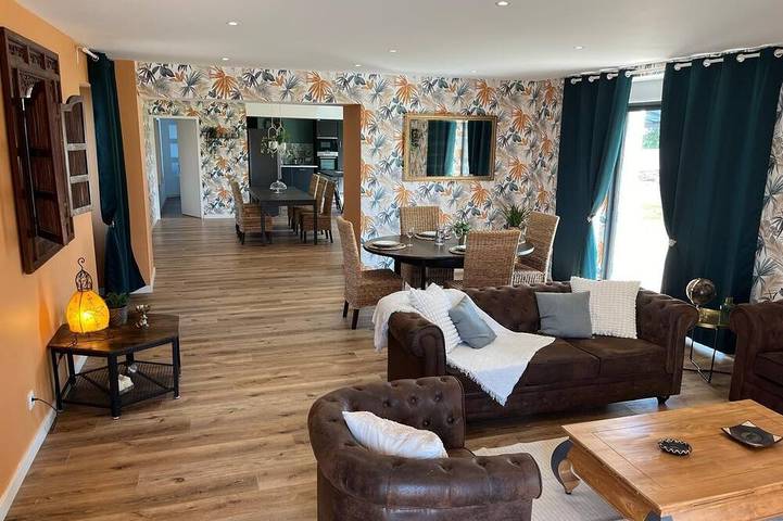 Maison de vacances pour 14 personnes, animaux acceptés