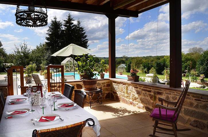 Chambre d’hôte pour 2 personnes, avec jardin et piscine