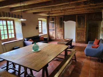 Auberge pour 15 personnes, avec terrasse et vue à Saint-Arcons-d'Allier