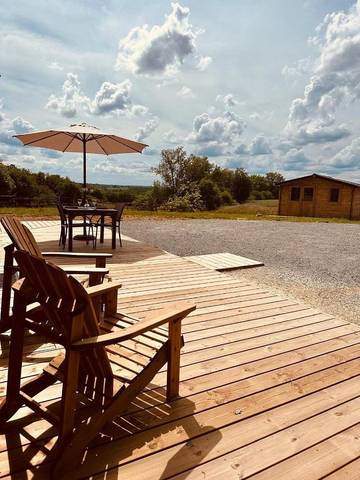 Gîte pour 2 personnes, avec vue et jardin à Saint-Avit-Sénieur