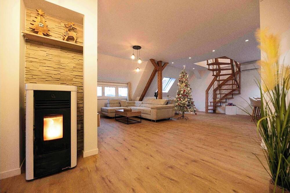 Ganze Wohnung, Europa-Park 8 km funny World 3 km duplex apartment approx. 100 square metres in Rheinau (Frankreich), Region Sélestat-Erstein