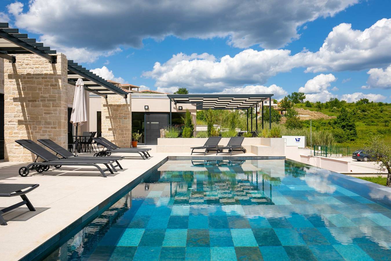 Villa für 8 Personen mit Balkon/Terrasse in Vizinada, Zentralistrien