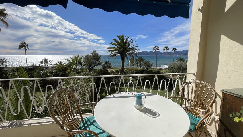 Vakantieappartement voor 4 personen, met uitzicht op zee en balkon/terras in Cannes