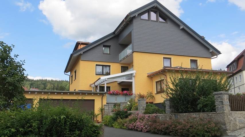 Pension für 2 Personen, mit Balkon/Terrasse und Terrasse sowie Garten in Bischofsgrün