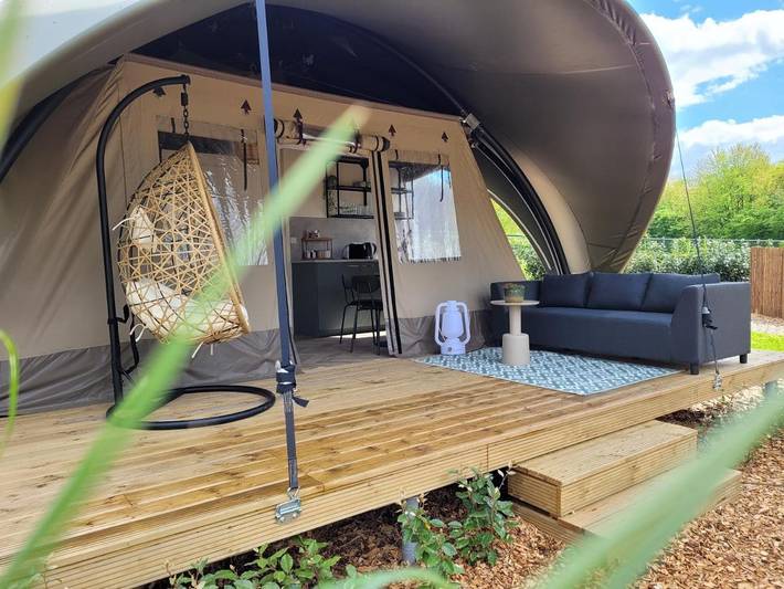 Vakantiepark voor 2 personen, with whirlpool and tuin as well as terras in Zuid-Limburg