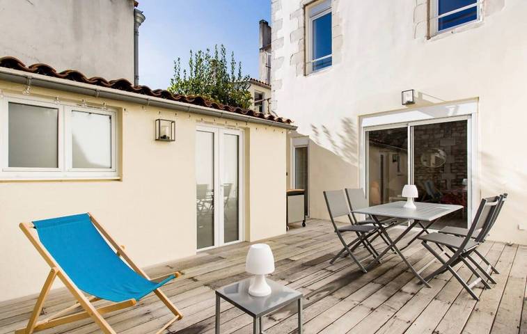 Maison de vacances pour 4 personnes, avec balcon