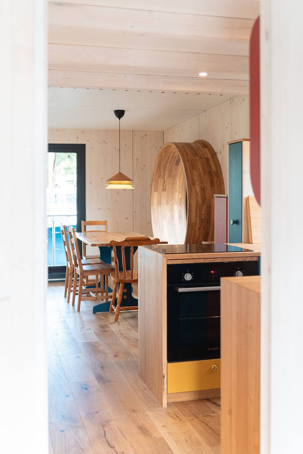 Casa flotante para hasta 6 personas en la Dove Elbe in Hamburg Moorfleet, Hamburgo