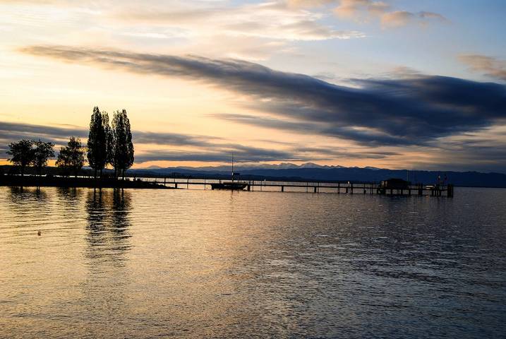 Pension für 4 Personen, mit Balkon/Terrasse und Terrasse sowie Garten und Seeblick in Obersee (Bodensee) - 3