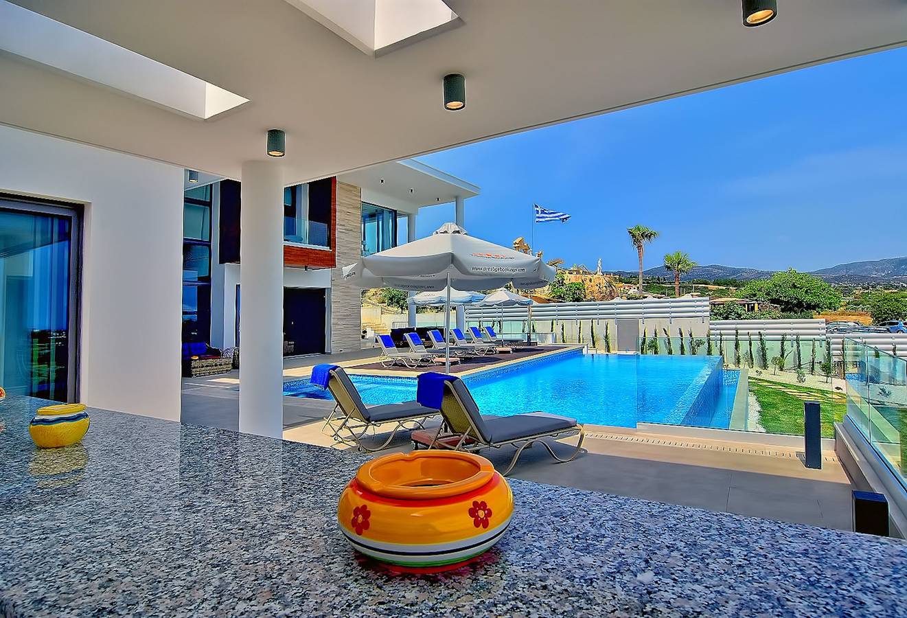 Villa Coral Bay Ayvana - 5 bedroom luxury villa - Sauna, Private Cinema and Sea views in Peyia, South Cyprus