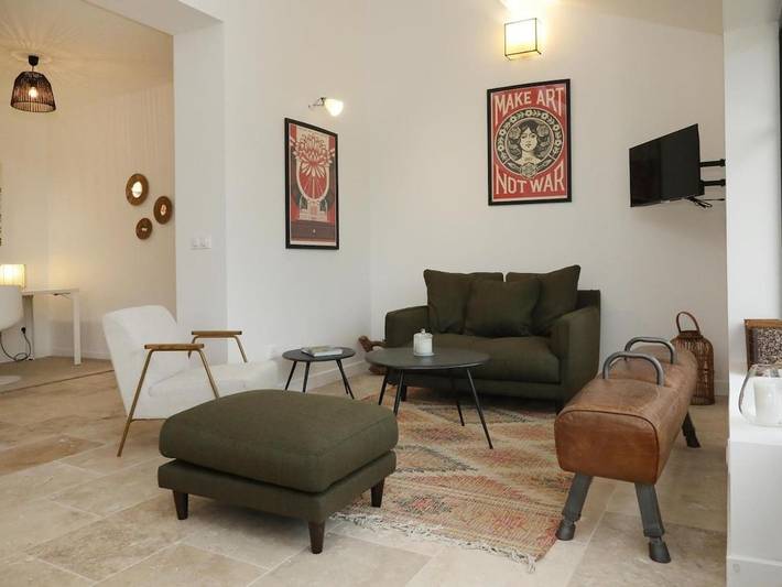 Maison de vacances pour 4 personnes, avec terrasse ainsi que vue et jardin, animaux acceptés
