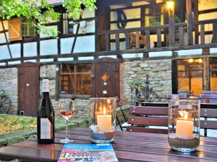 Maison d’hôte pour 2 personnes, avec Terrasse ainsi que Jardin et Vue à Bad Klosterlausnitz