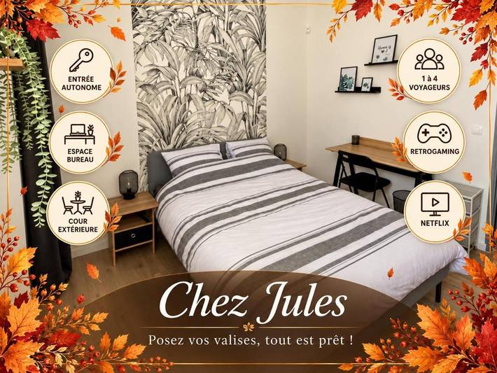 Gîte pour 4 personnes, avec Terrasse à Denain