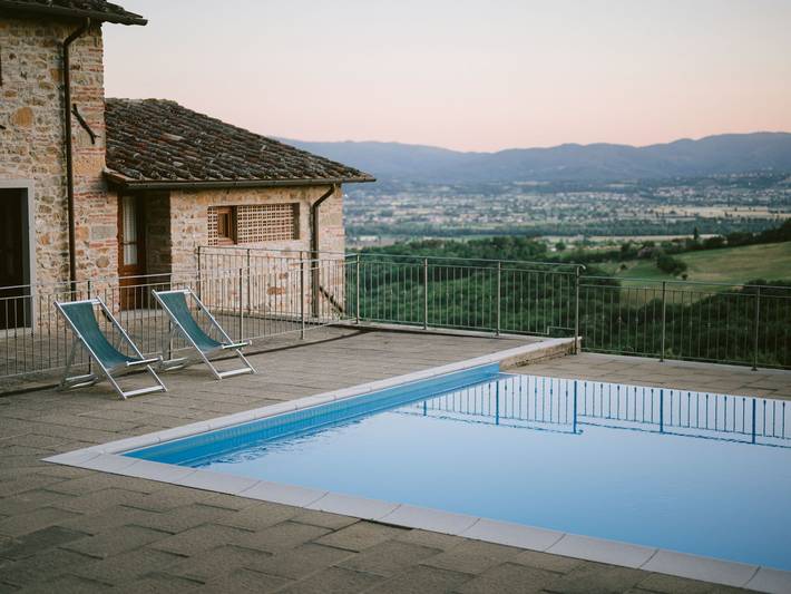 Location de vacances pour 31 personnes, avec terrasse et piscine à Sansepolcro - 3