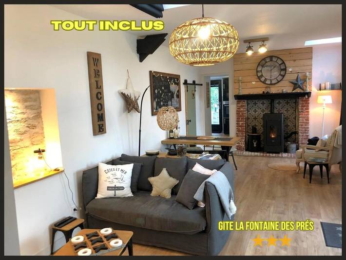 Maison d’hôte pour 4 personnes, avec Terrasse ainsi que Jardin et Vue