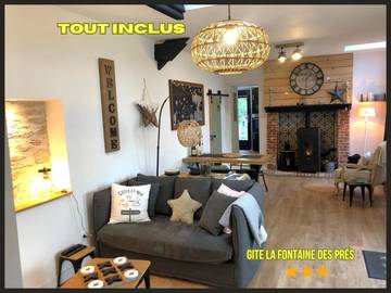 Gîte pour 4 personnes, avec jardin et vue dans Le Becquet