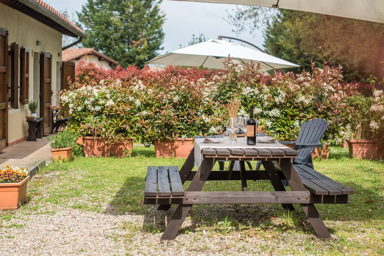 Ganze Wohnung, Ferienwohnung 'Faetino - Pavone' mit Gemeinschaftspool, privatem Garten und Wlan in Colle di Val d'Elsa, Siena Provinz