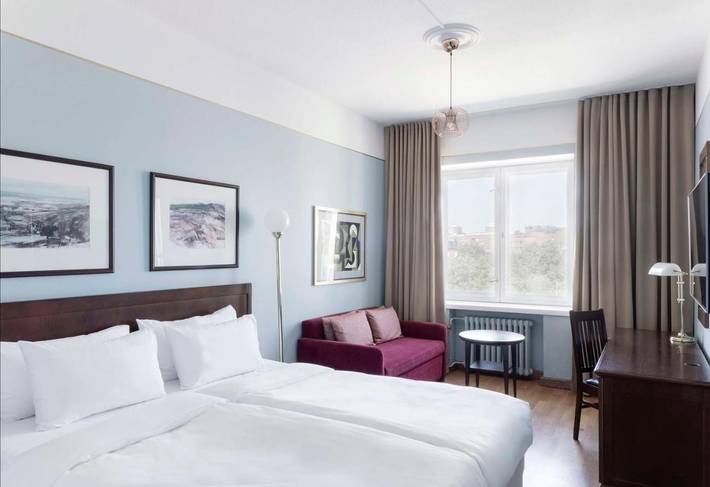 Hôtel pour 3 personnes, avec terrasse ainsi que sauna et vue, animaux acceptés dans Tampere - 4